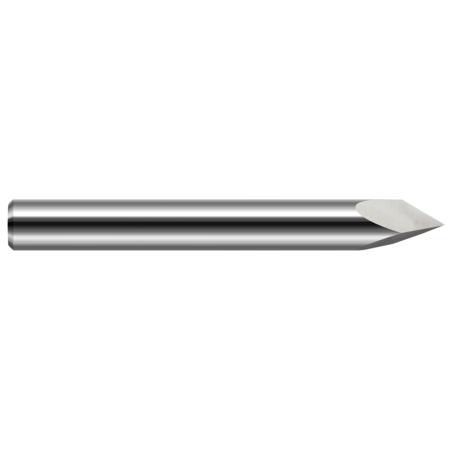 HARVEY TOOL Engraving Cutter - Pointed - Pyramid Point, 0.2500", Length of Cut: 0.4670" 834015